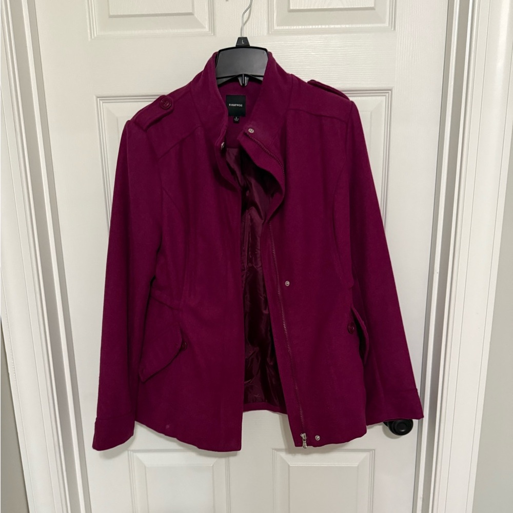 Rampage Deep Red Utility Jacket